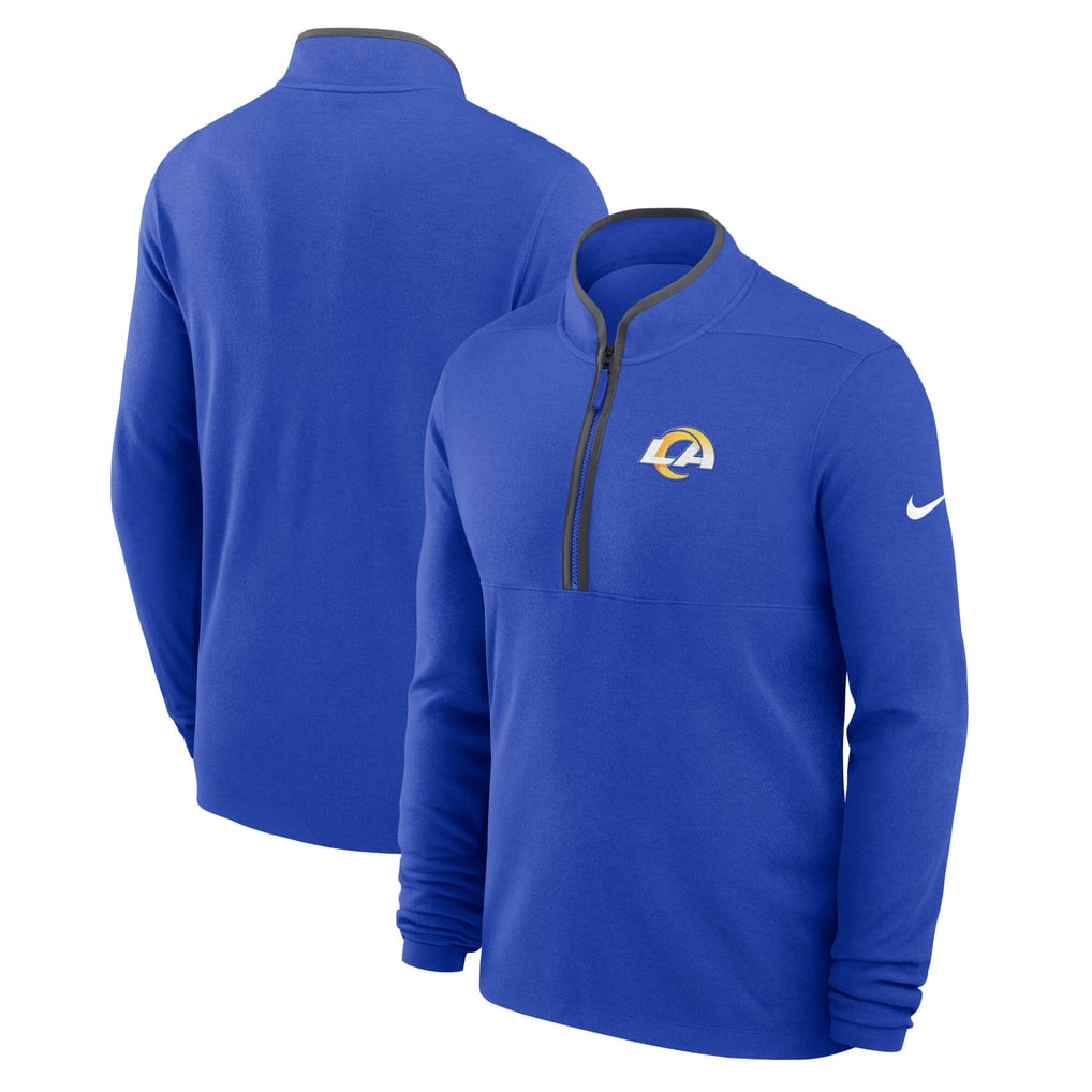 Los Angeles Rams Nike Primetime Victory Dri-FIT Half-Zip Pullover - Royal